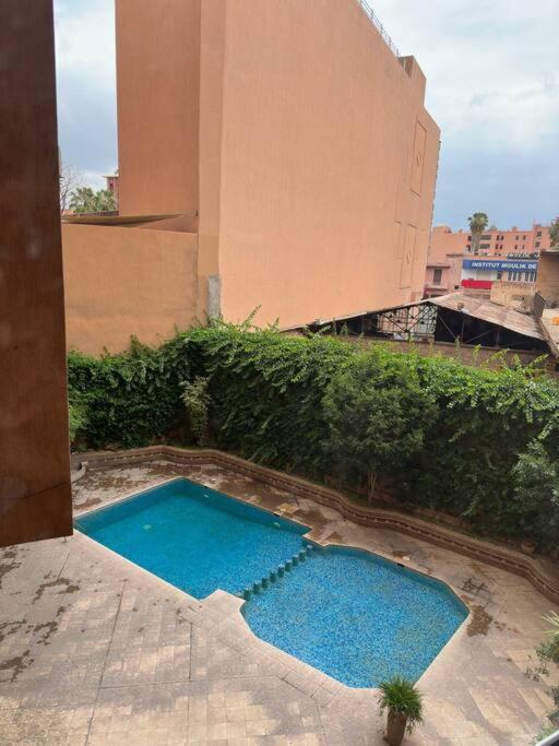 Appartement Center De Gueliz Avec Piscine Marraquexe Exterior foto